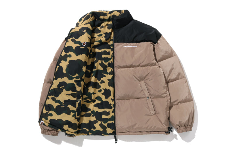 1ST CAMO REVERSIBLE DOWN JACKET