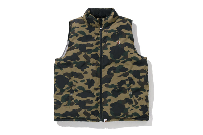 1ST CAMO REVERSIBLE DOWN VEST