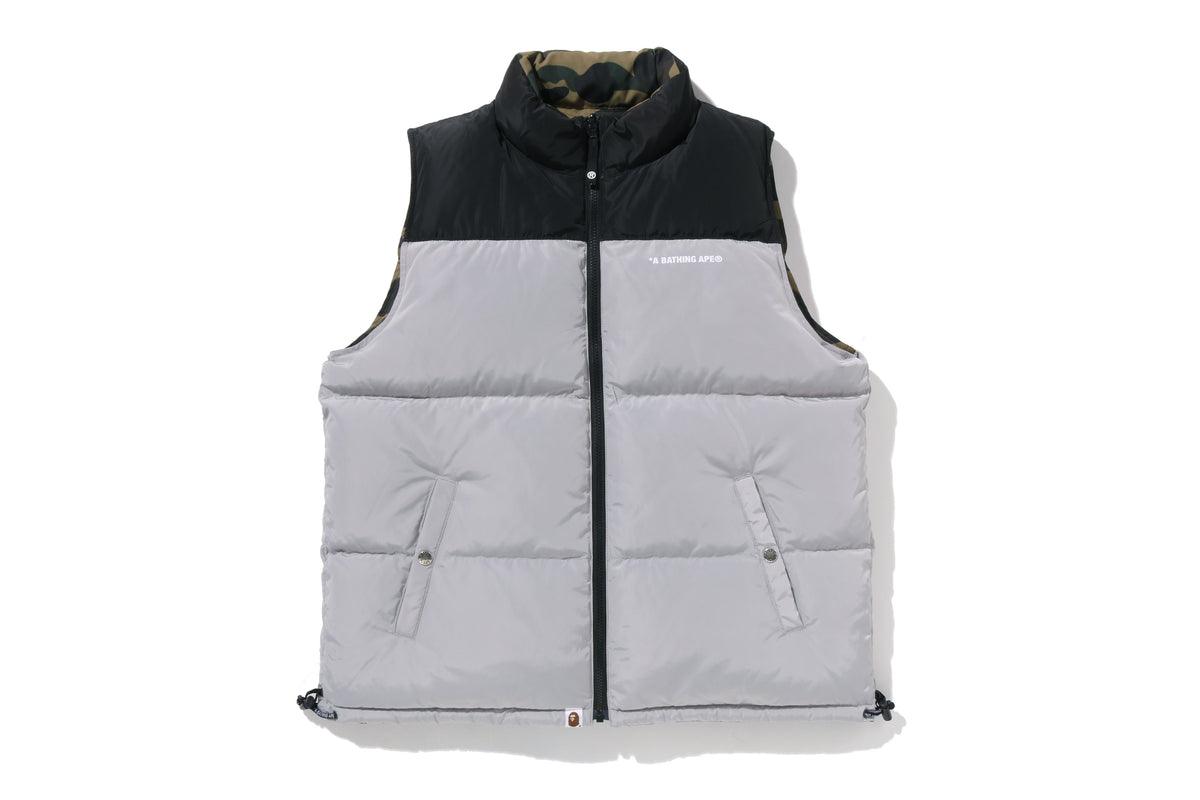 1ST CAMO REVERSIBLE DOWN VEST