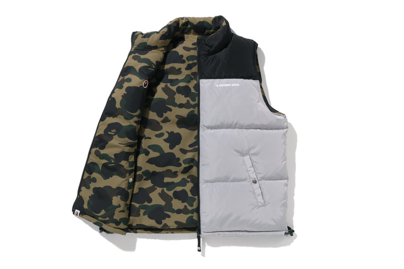 1ST CAMO REVERSIBLE DOWN VEST