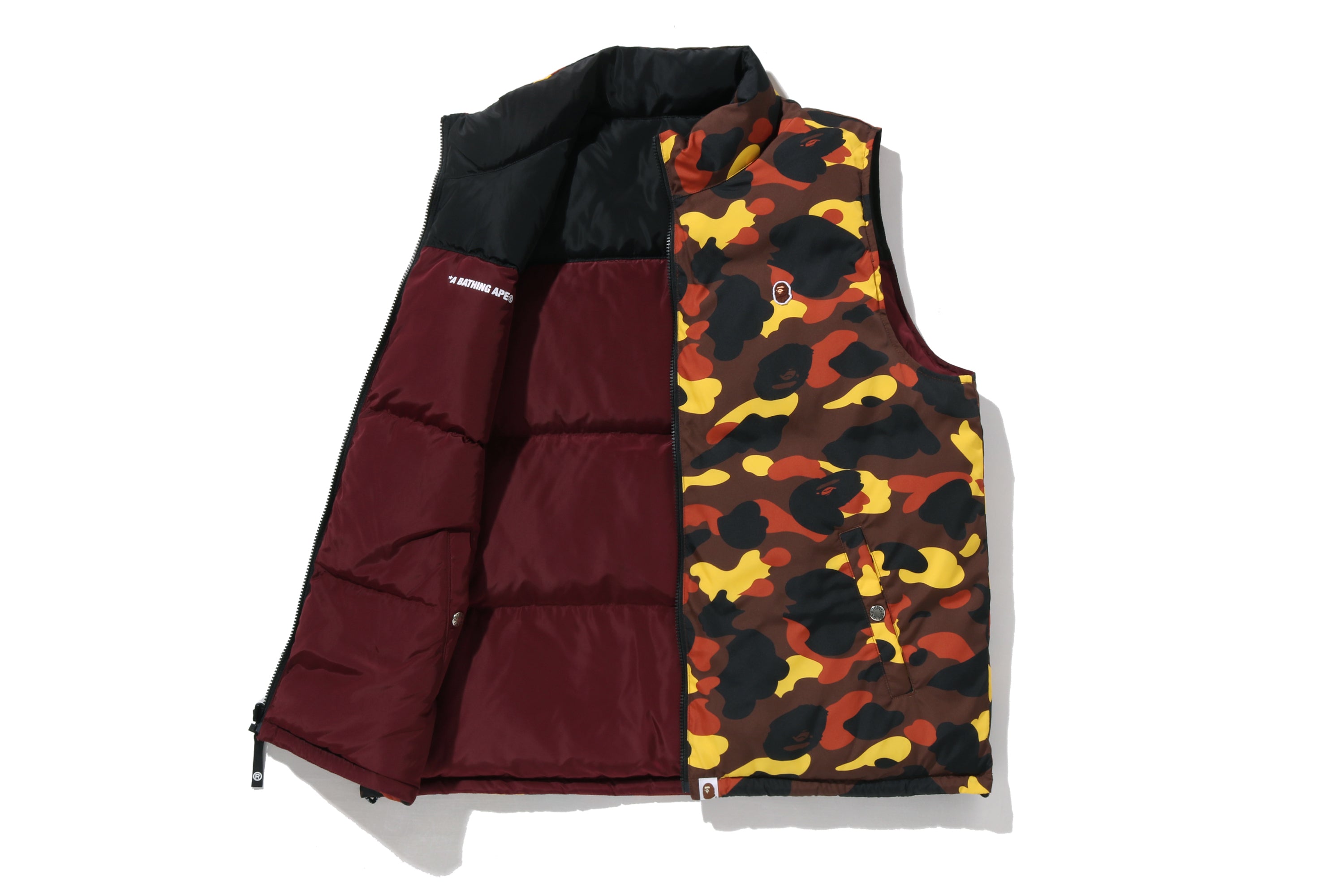 1ST CAMO REVERSIBLE DOWN VEST – eu.bape.com 1ST CAMO REVERSIBLE DOWN VEST – eu.bape.com