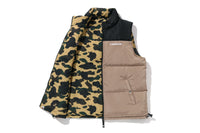 1ST CAMO REVERSIBLE DOWN VEST