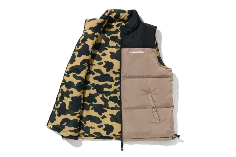1ST CAMO REVERSIBLE DOWN VEST