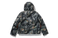 TREE EDGE CAMO METAL LOGO DOWN JACKET