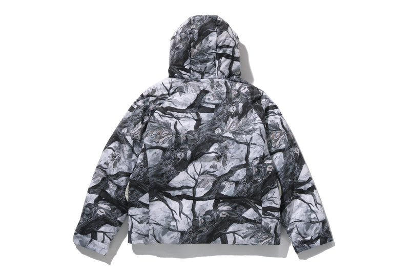 TREE EDGE CAMO METAL LOGO DOWN JACKET