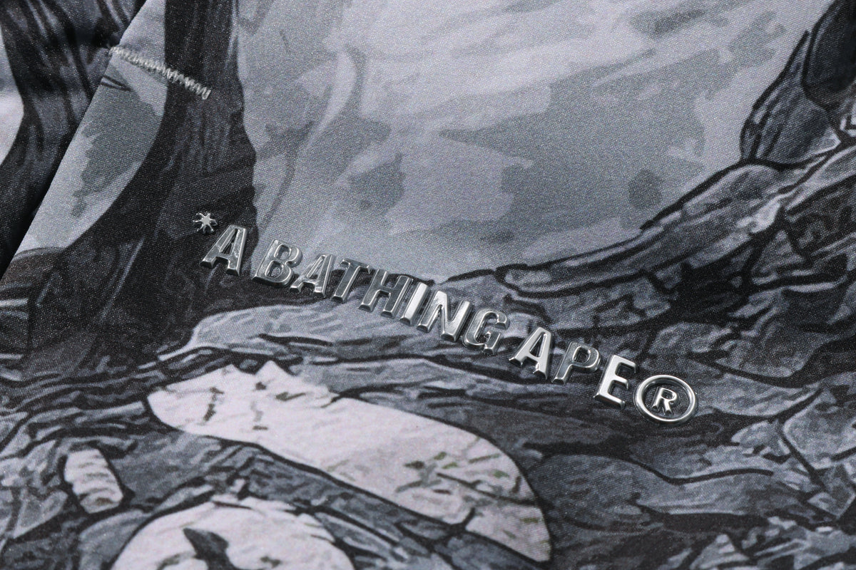 TREE EDGE CAMO METAL LOGO DOWN JACKET