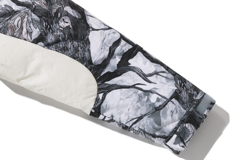 TREE EDGE CAMO METAL LOGO DOWN JACKET