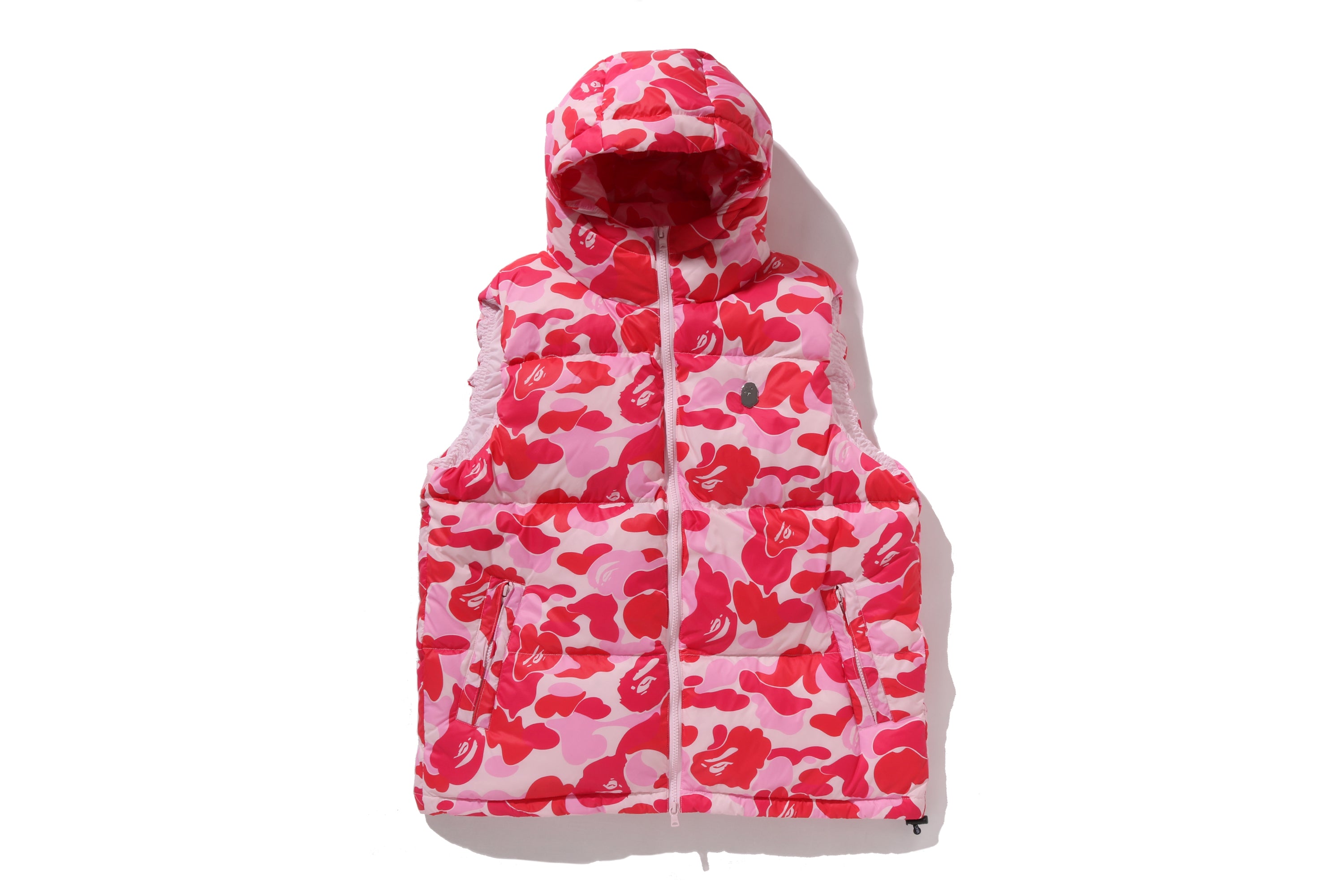 ABC CAMO DOWN VEST – eu.bape.com