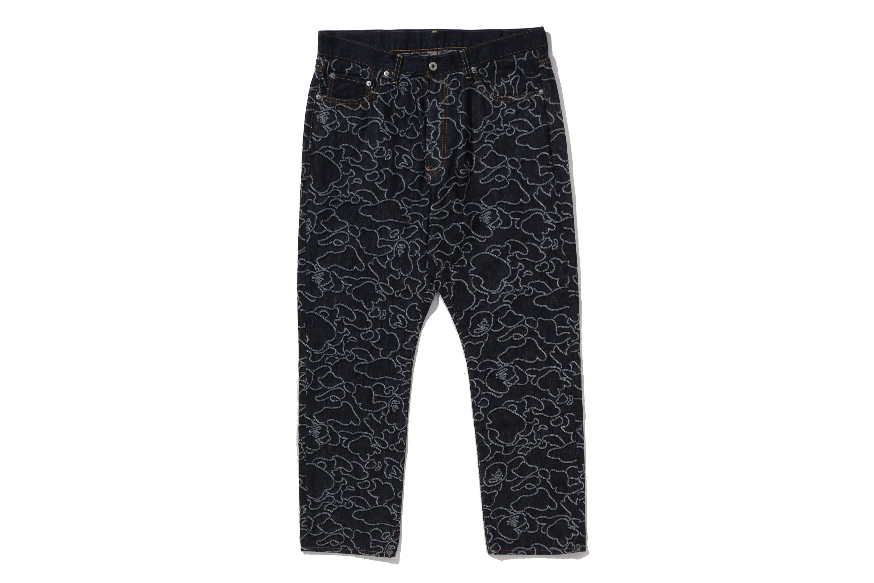 BAPE X OVO NEON 1ST CAMO JACQUARD DENIM PANTS – eu.bape.com