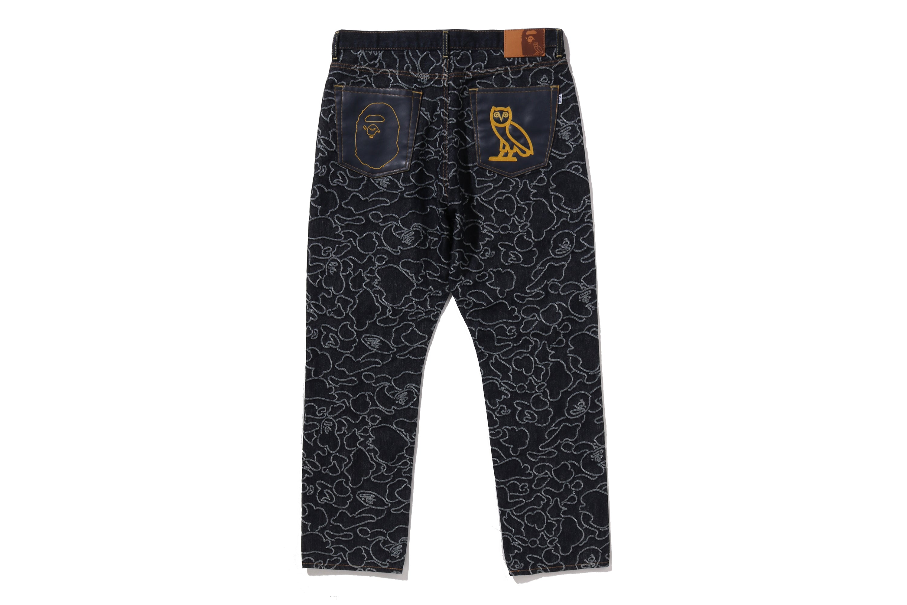 BAPE X OVO NEON 1ST CAMO JACQUARD DENIM PANTS – eu.bape.com