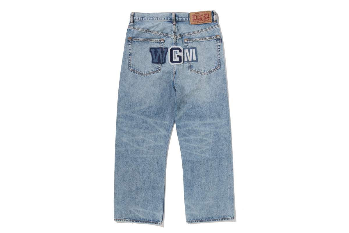 SHARK RELAXED FIT DENIM PANTS