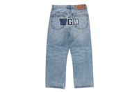 SHARK RELAXED FIT DENIM PANTS