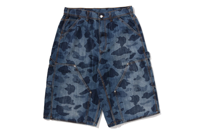 1ST CAMO DOUBLE KNEE 13 OZ RELAXED FIT DENIM SHORTS
