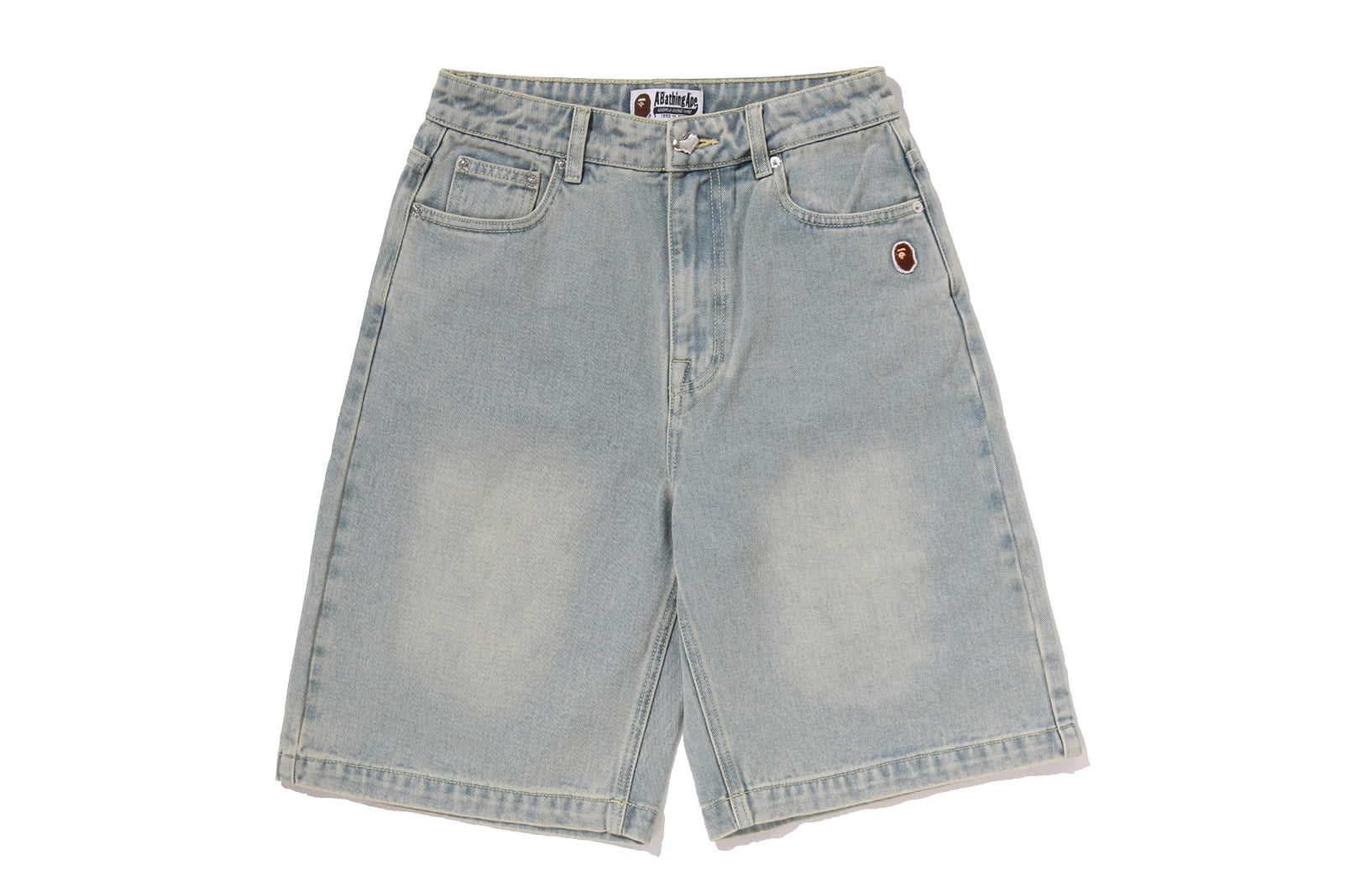 BAPE STA LOGO DENIM JORTS LADIES – eu.bape.com
