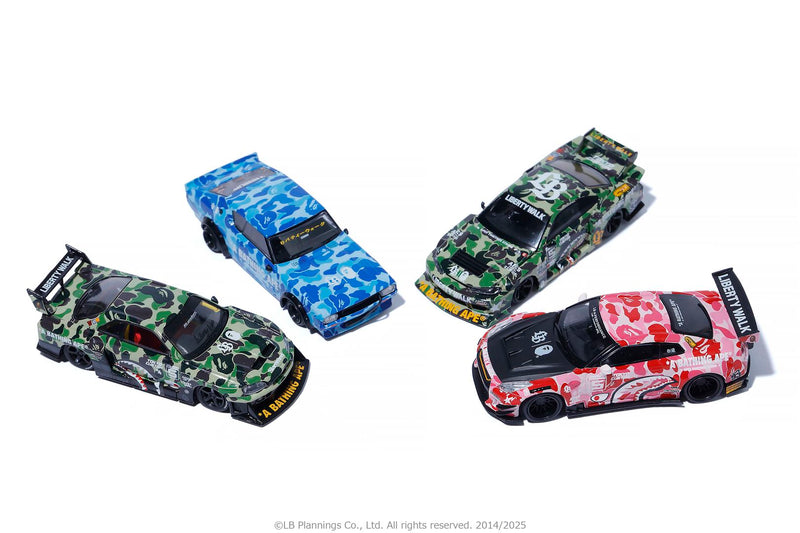 BAPE X LBWK - NISSAN 1/64 4PCS SET – eu.bape.com