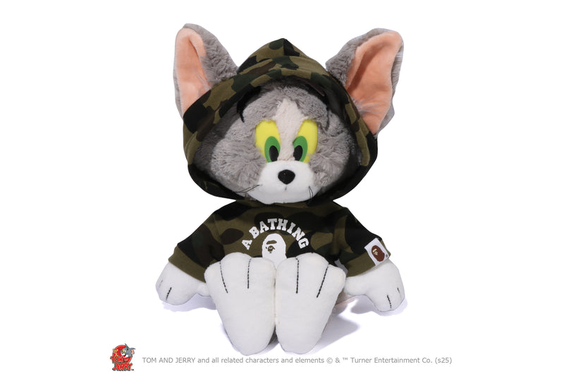 BAPE X TOM AND JERRY 85TH - 1ST CAMO HOODIE DOLL SET