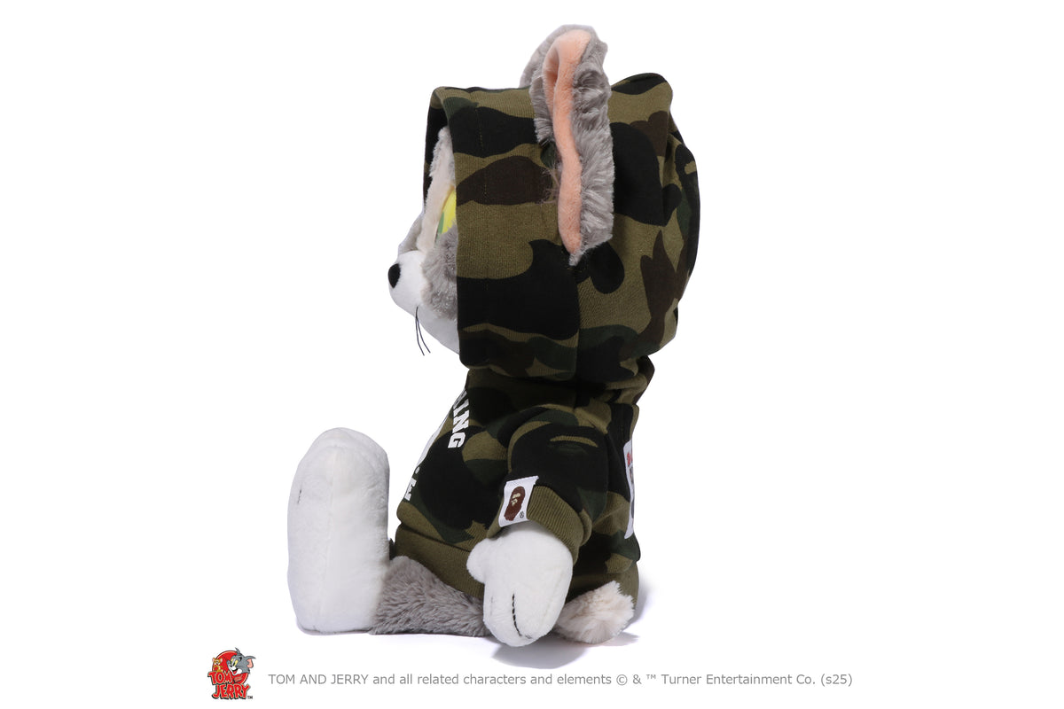 BAPE X TOM AND JERRY 85TH - 1ST CAMO HOODIE DOLL SET