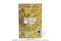 BAPE X VGM - SUNFLOWERS SHARK BE@RBRICK 100%&400%