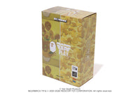 BAPE X VGM - SUNFLOWERS SHARK BE@RBRICK 100%&400%