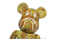 BAPE X VGM - SUNFLOWERS SHARK BE@RBRICK 100%&400%
