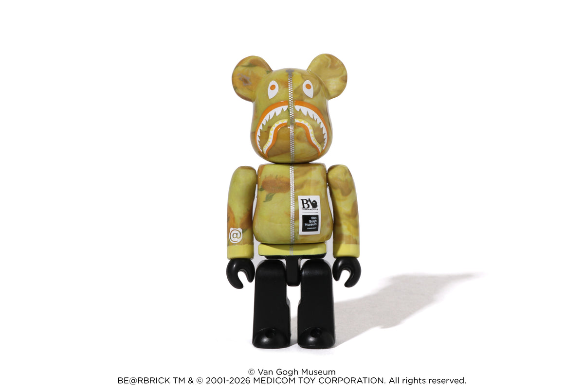 BAPE X VGM - SUNFLOWERS SHARK BE@RBRICK 100%&400%