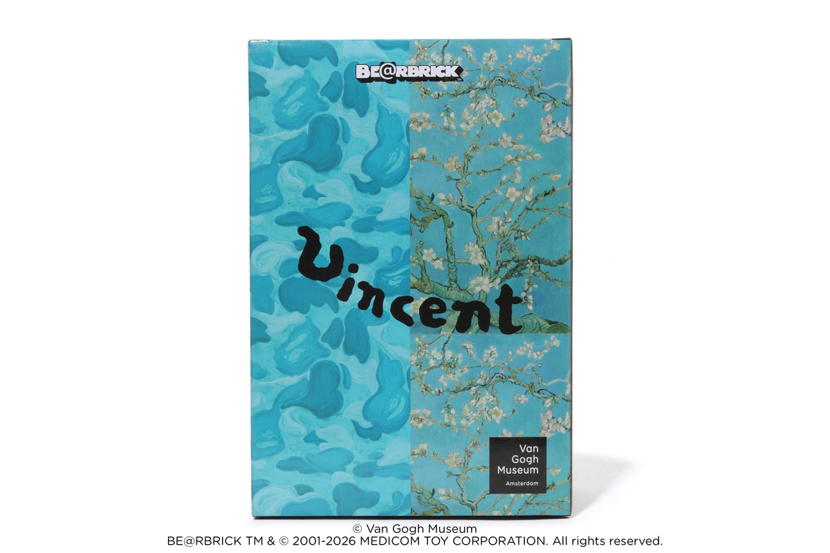 BAPE X VGM - ALMOND BLOSSOM SHARK BE@RBRICK 100%&400%