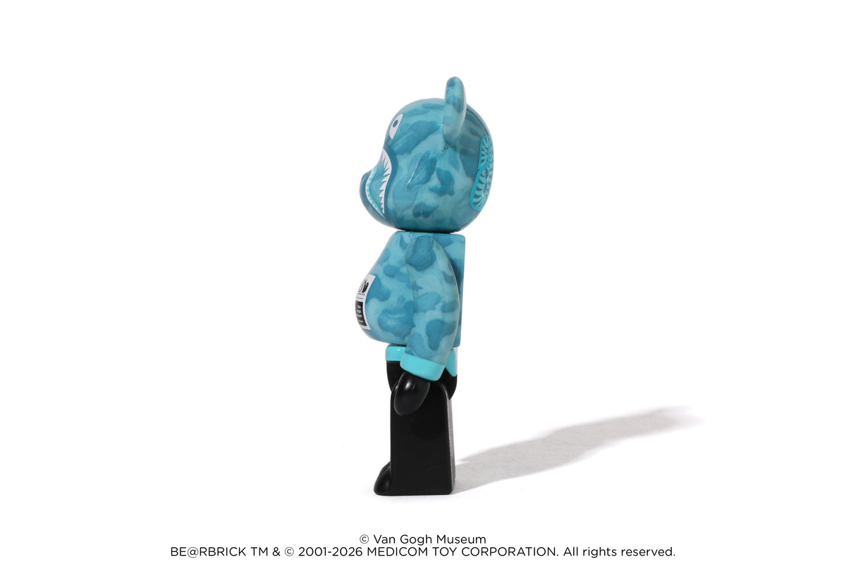BAPE X VGM - ALMOND BLOSSOM SHARK BE@RBRICK 100%&400%
