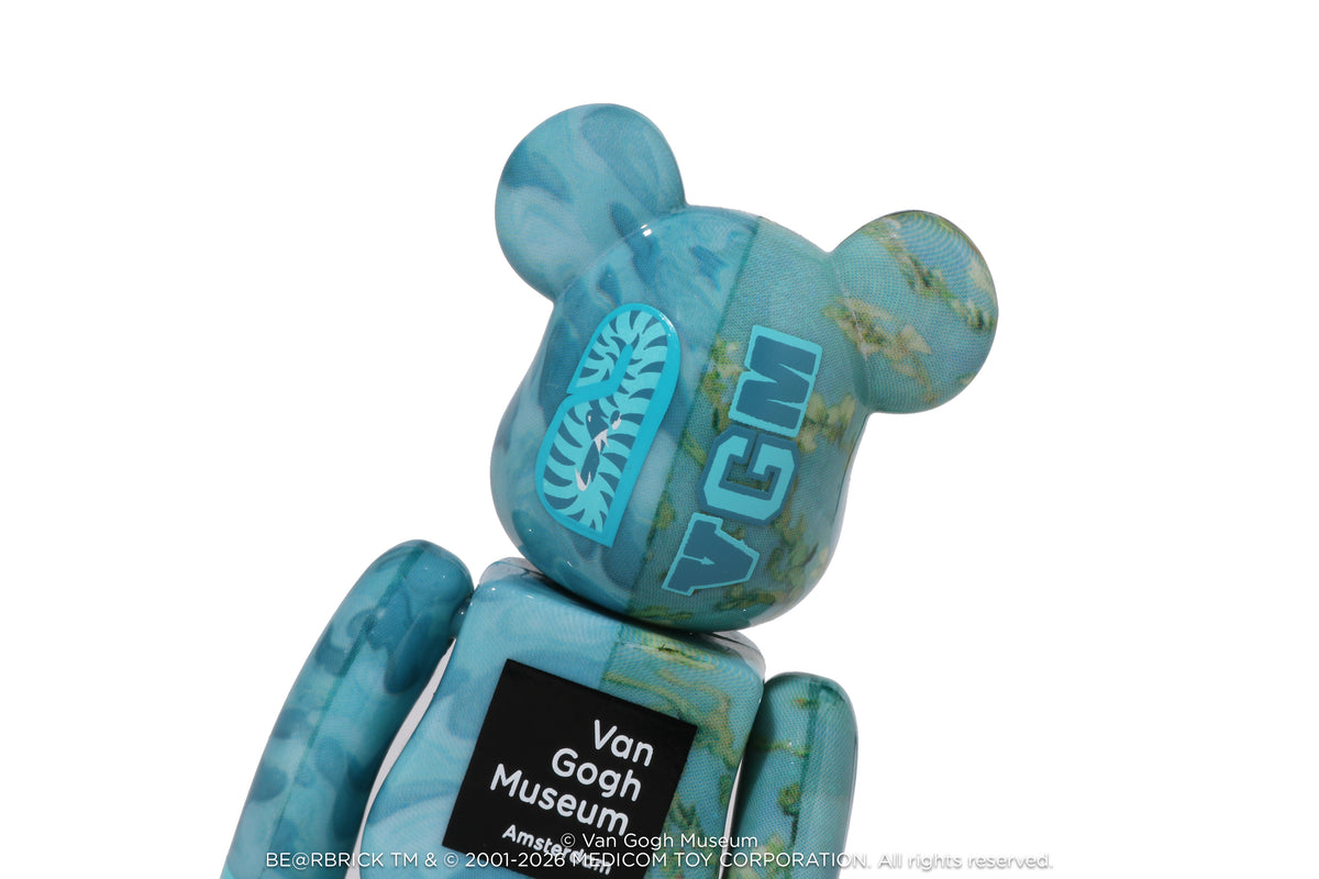 BAPE X VGM - ALMOND BLOSSOM SHARK BE@RBRICK 100%&400%