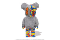 BAPE X MEDICOM TOY 30TH ANNIV. SHARK HOODIE BE@RBRICK 100%&400%