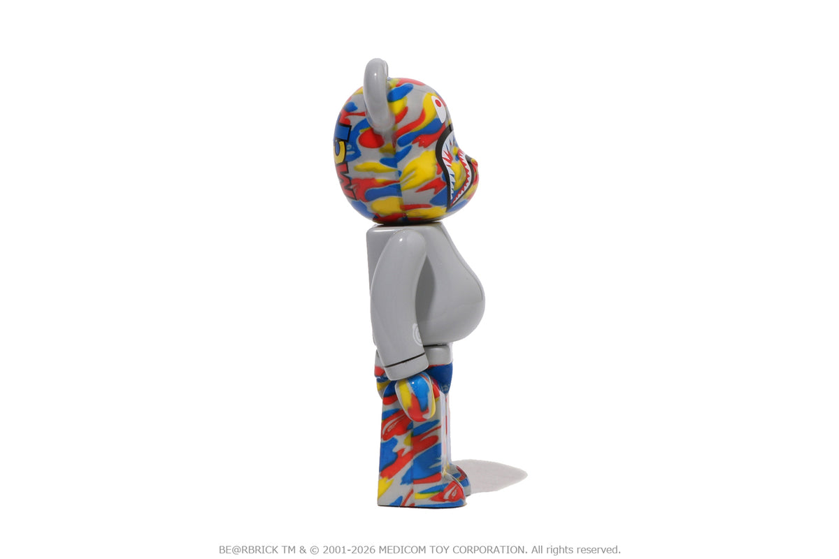 BAPE X MEDICOM TOY 30TH ANNIV. SHARK HOODIE BE@RBRICK 100%&400%