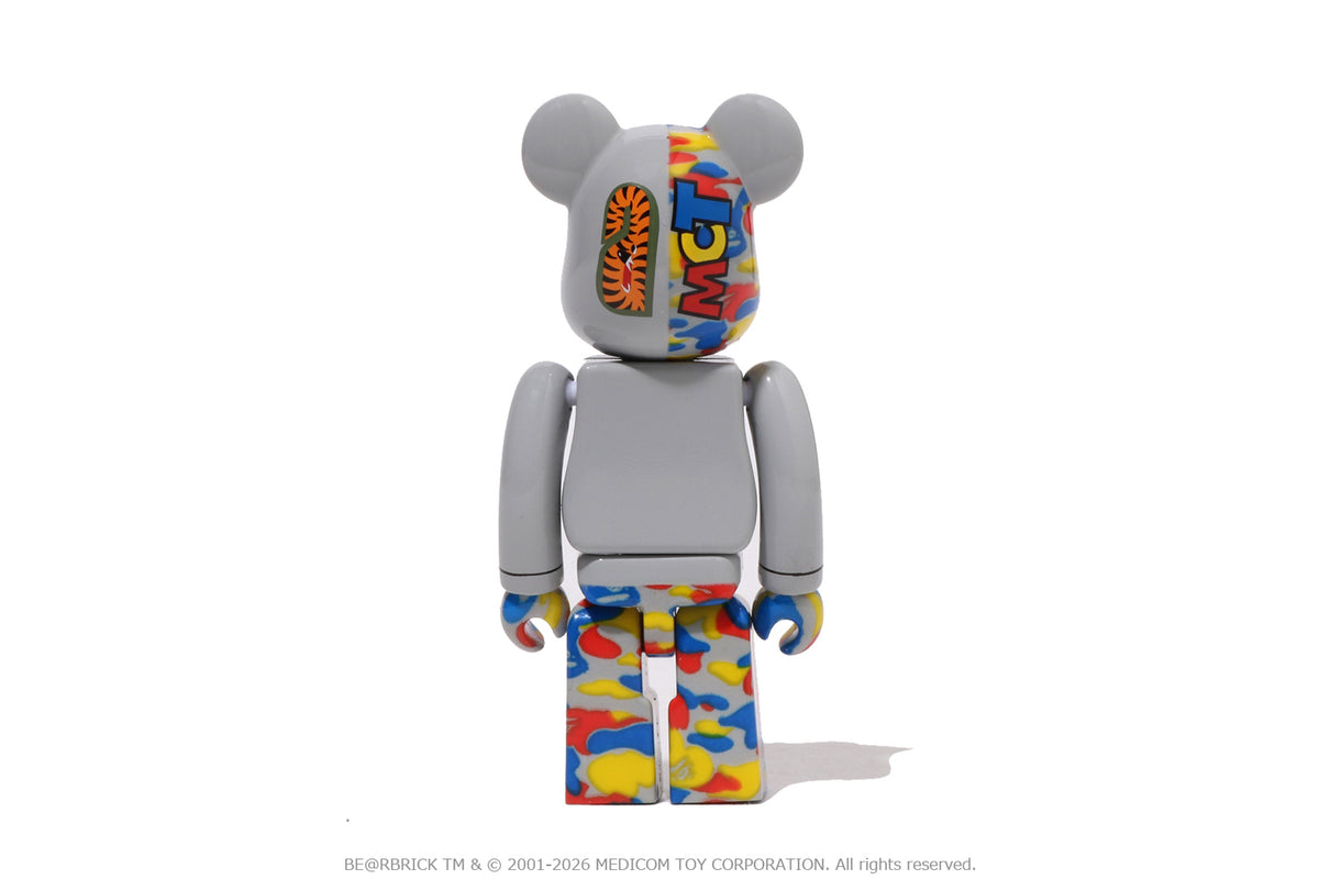BAPE X MEDICOM TOY 30TH ANNIV. SHARK HOODIE BE@RBRICK 100%&400%