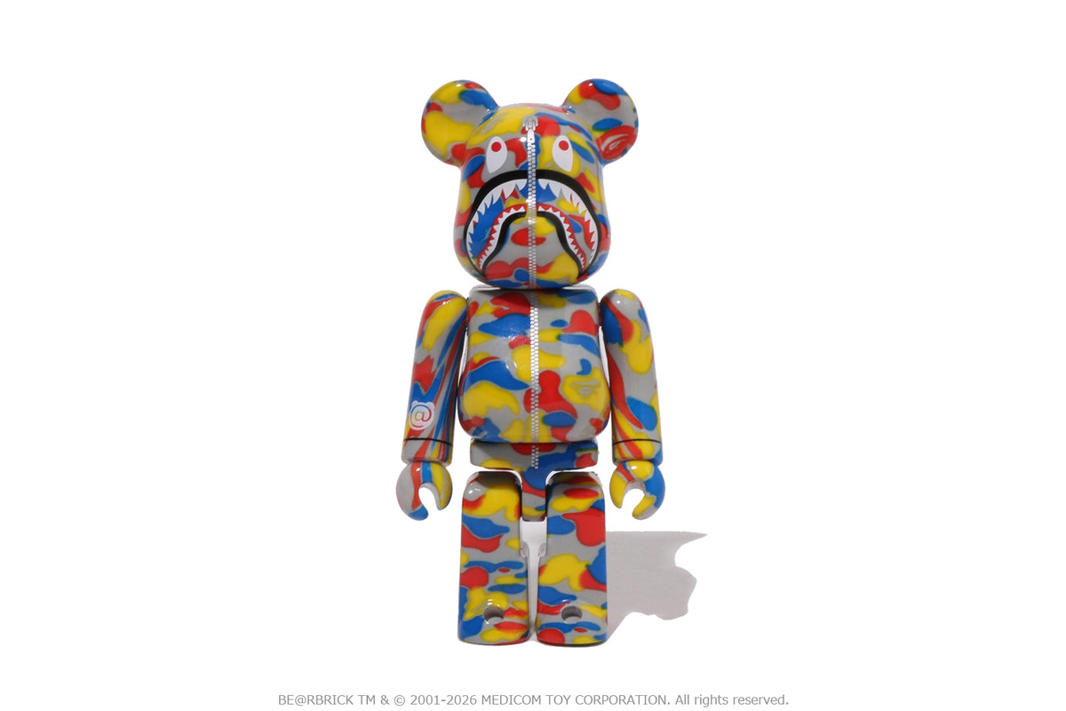 BAPE X MEDICOM TOY 30TH ANNIV. SHARK HOODIE BE@RBRICK 100%&400%