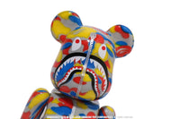BAPE X MEDICOM TOY 30TH ANNIV. SHARK HOODIE BE@RBRICK 100%&400%