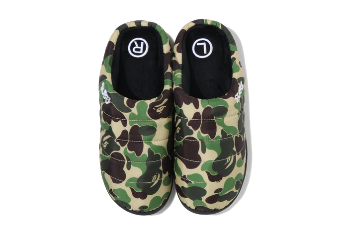 BAPE X SUBU ABC CAMO PUFFER SANDALS
