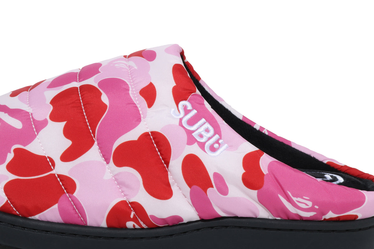 BAPE X SUBU ABC CAMO PUFFER SANDALS