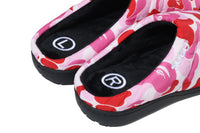 BAPE X SUBU ABC CAMO PUFFER SANDALS