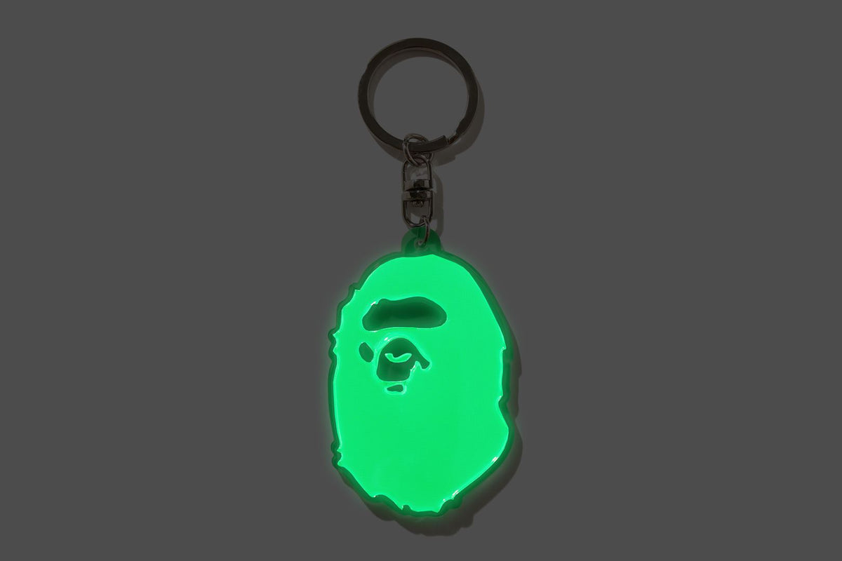 APE HEAD REFLECTIVE KEYCHAIN