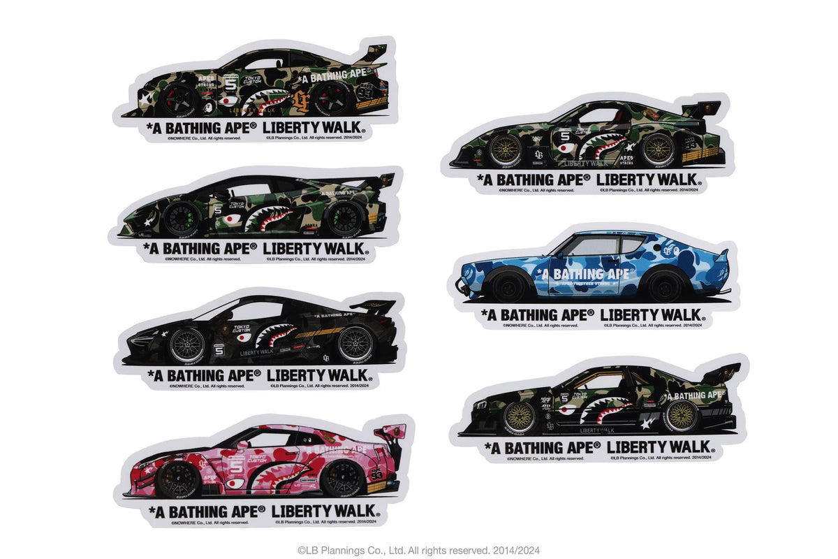 BAPE X LBWK - STICKER SET