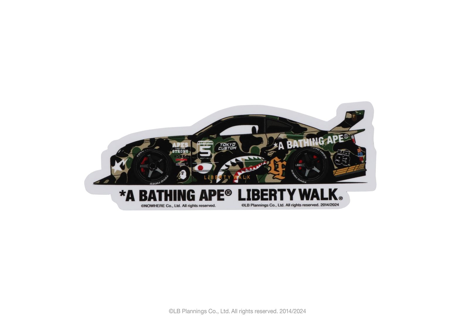 BAPE X LBWK - STICKER SET – eu.bape.com