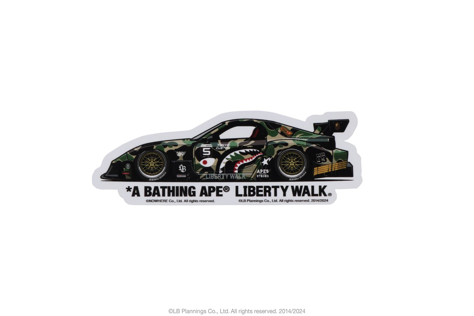 BAPE X LBWK - STICKER SET – eu.bape.com