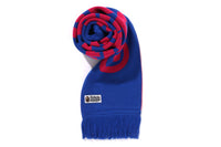 0ZXSFM182011N/JACQUARD BAPE LOGO LONG SCARF