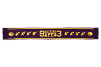 0ZXSFM182011N/JACQUARD BAPE LOGO LONG SCARF