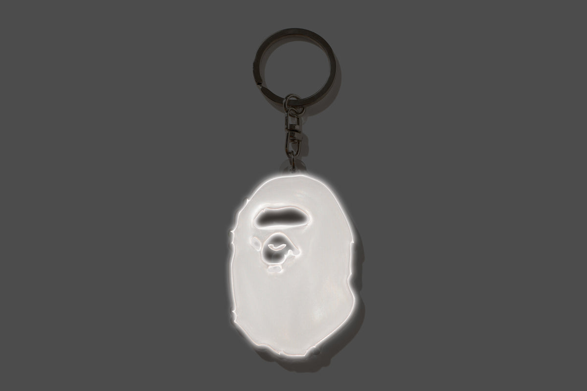 APE HEAD REFLECTIVE KEYCHAIN
