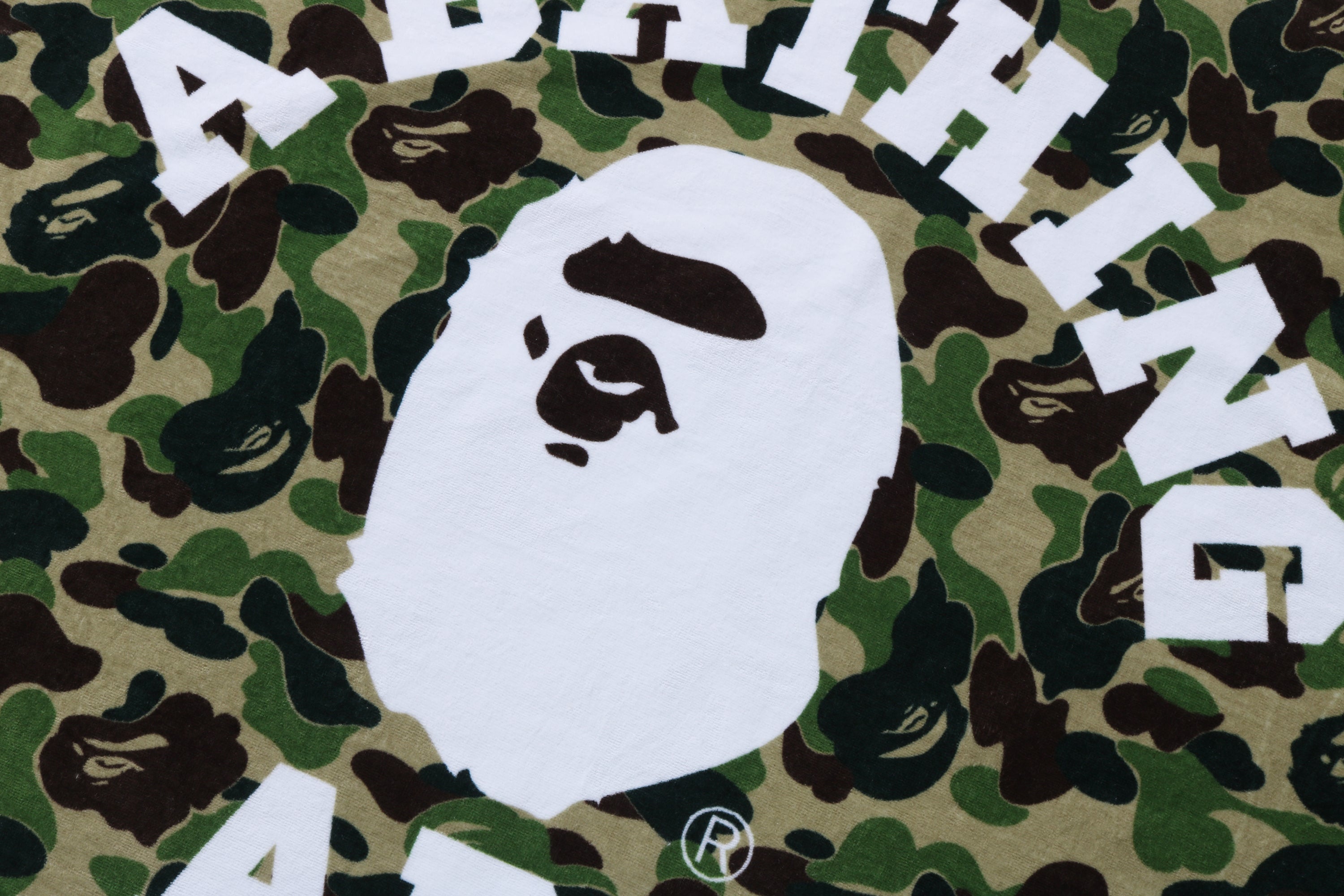 ABC CAMO BEACH TOWEL – eu.bape.com