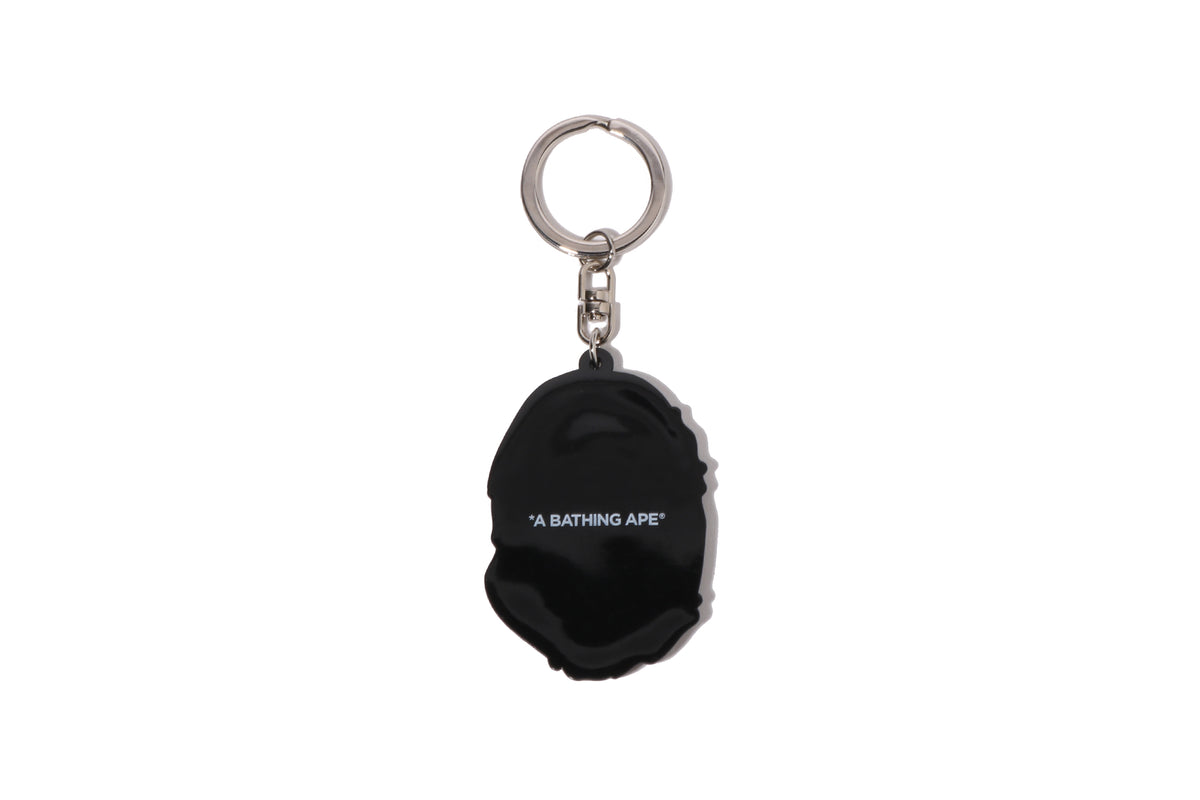 APE HEAD RUBBER KEYCHAIN