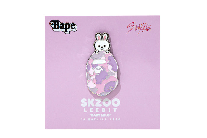 BAPE X STRAY KIDS LEEBIT METAL PIN