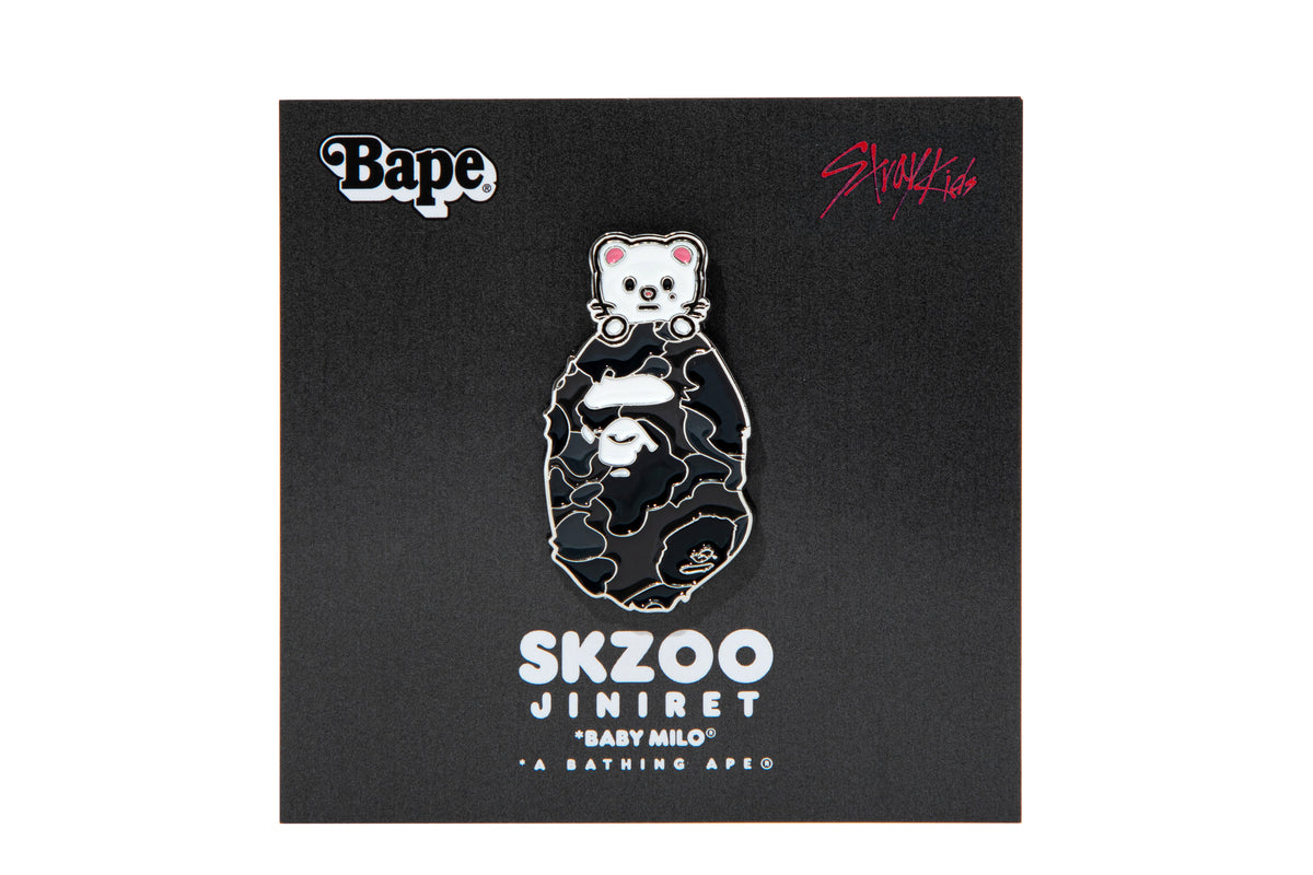 BAPE X STRAY KIDS JINIRET METAL PIN