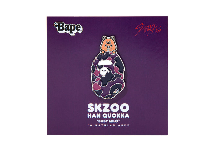 BAPE X STRAY KIDS HAN QUOKKA METAL PIN