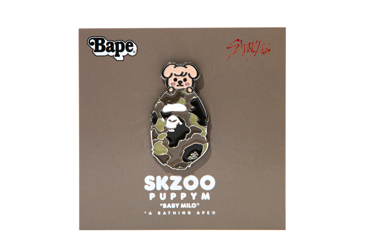 BAPE X STRAY KIDS PUPPYM METAL PIN