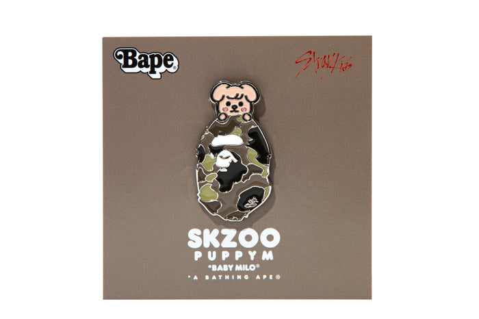BAPE X STRAY KIDS PUPPYM METAL PIN